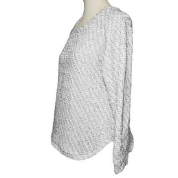 John Paul Richard Silver Tinsel Sweater Sz PL - Picture 8 of 14